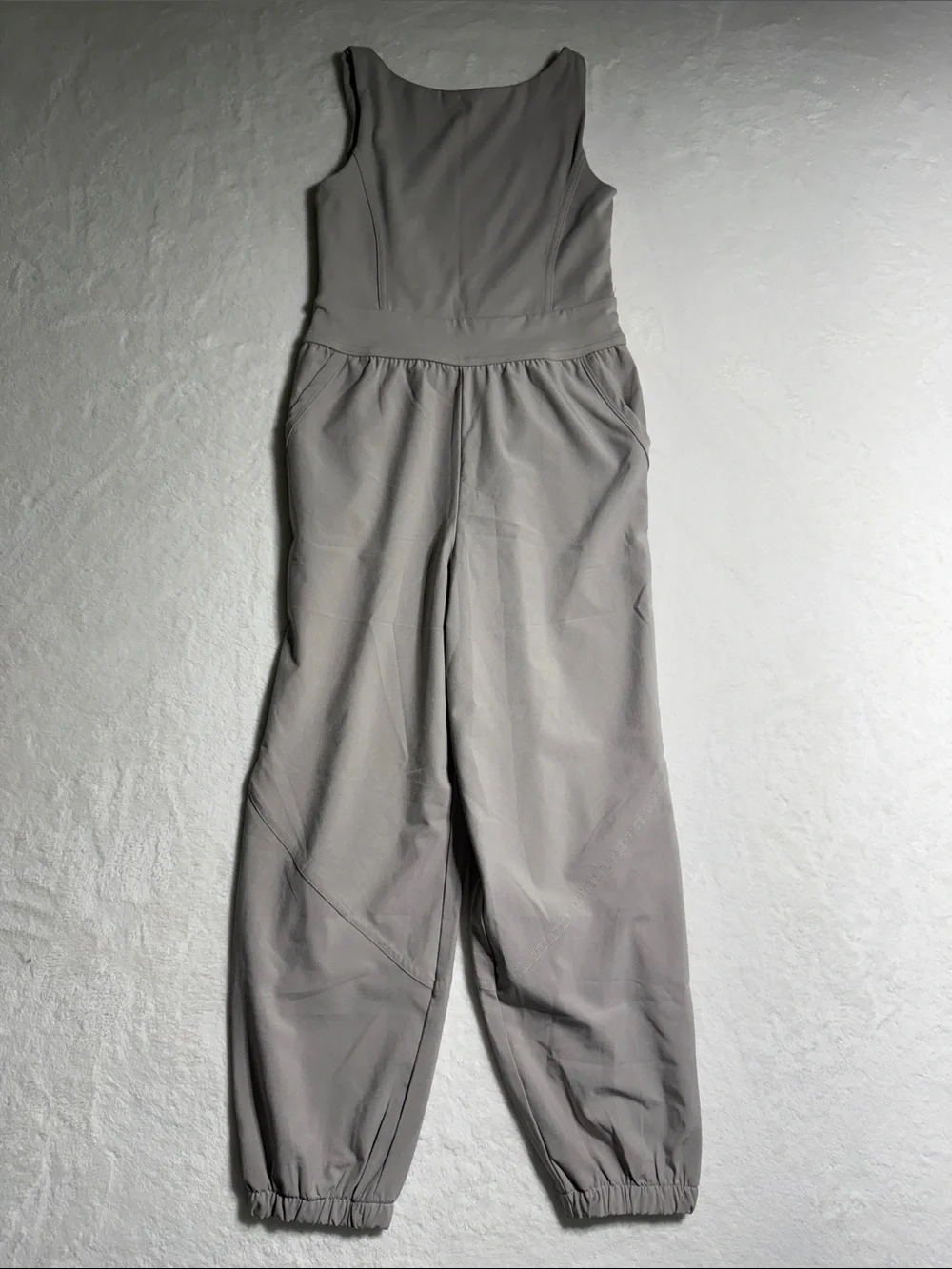 abercrombie kids Gray Sleeveless Jumpsuit Romper